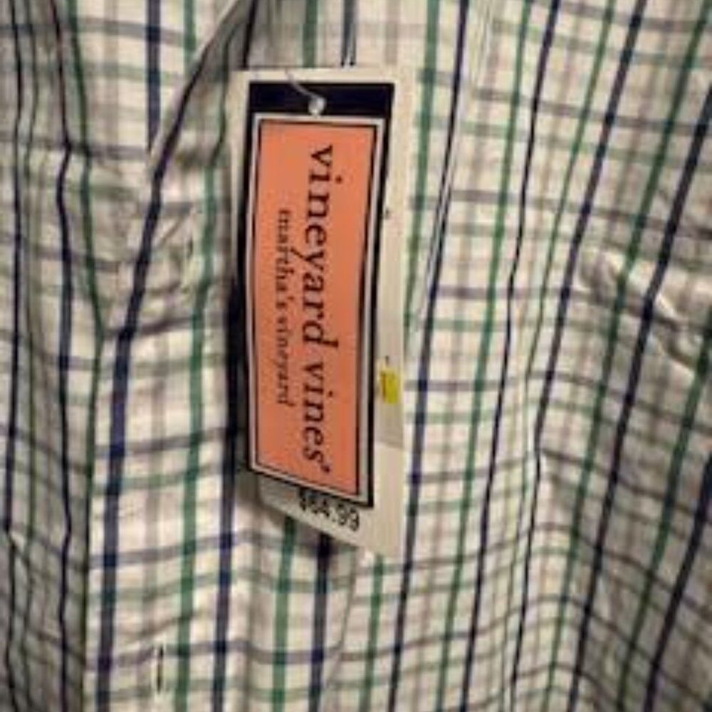 Vineyard Vines, 100% cotton, Whale Shirt